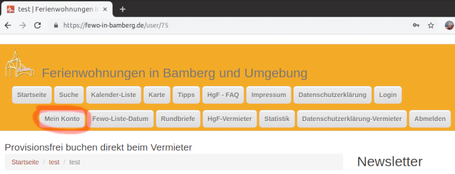 Kalender Bearbeiten Ferienwohnungen In Bamberg Und Umgebung